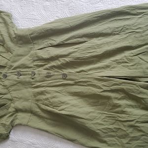 Green Retro Jumpsuit